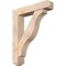 Ekena Millwork Funston Craftsman Smooth Bracket w/ Offset Brace, Douglas Fir, 7 1/2"W x 36"D x 44"H BKT0806X36X44FST04SDF - alternate 1